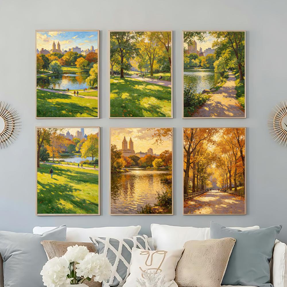 Home Office York - Poster Lush New York Central Park