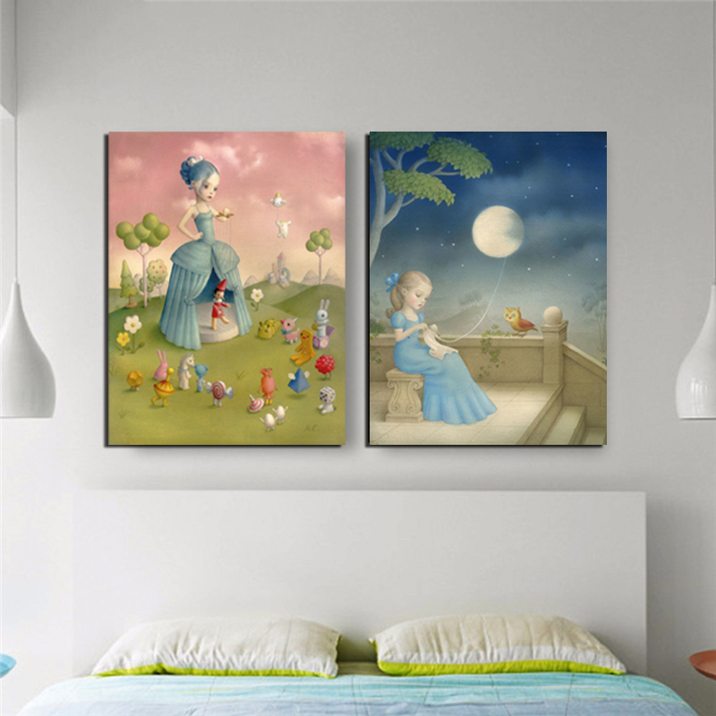 Home Office York - Wall Art bambola modulare immagini tela