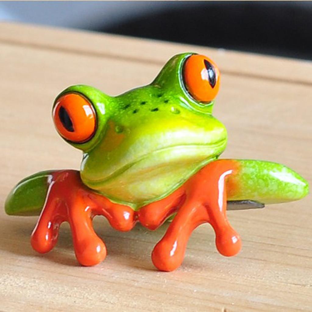 Home Office Programmer - Resina creativa 3D artigianale rana decorazione
