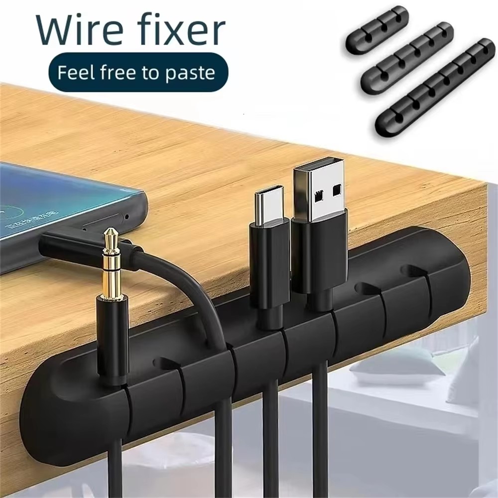 Home Office Programmer - Clip Portacavi in Silicone per Gestione
