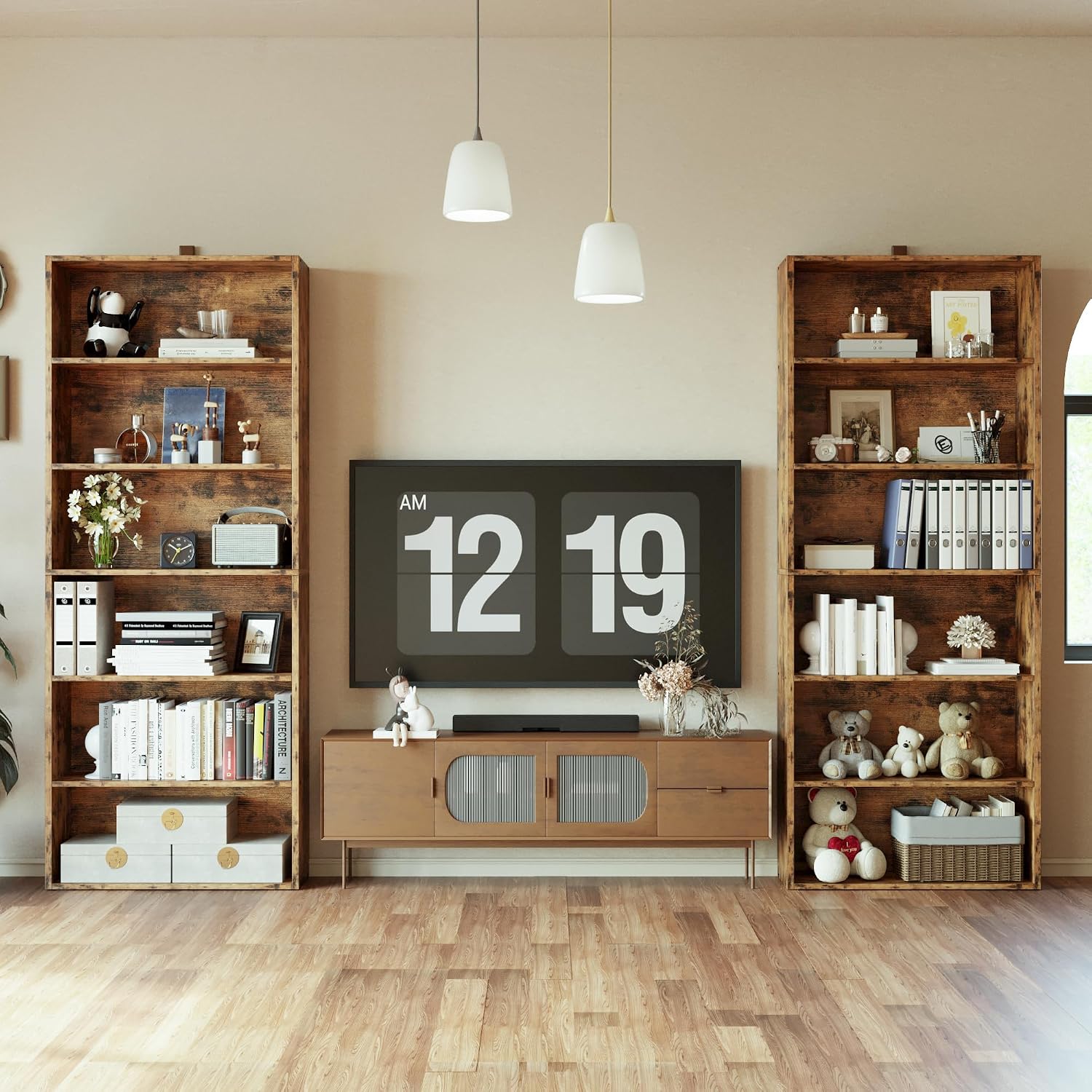 Set di 2 Scaffali Alti, Scaffa - Home Office Industrial Style recensione e prezzo