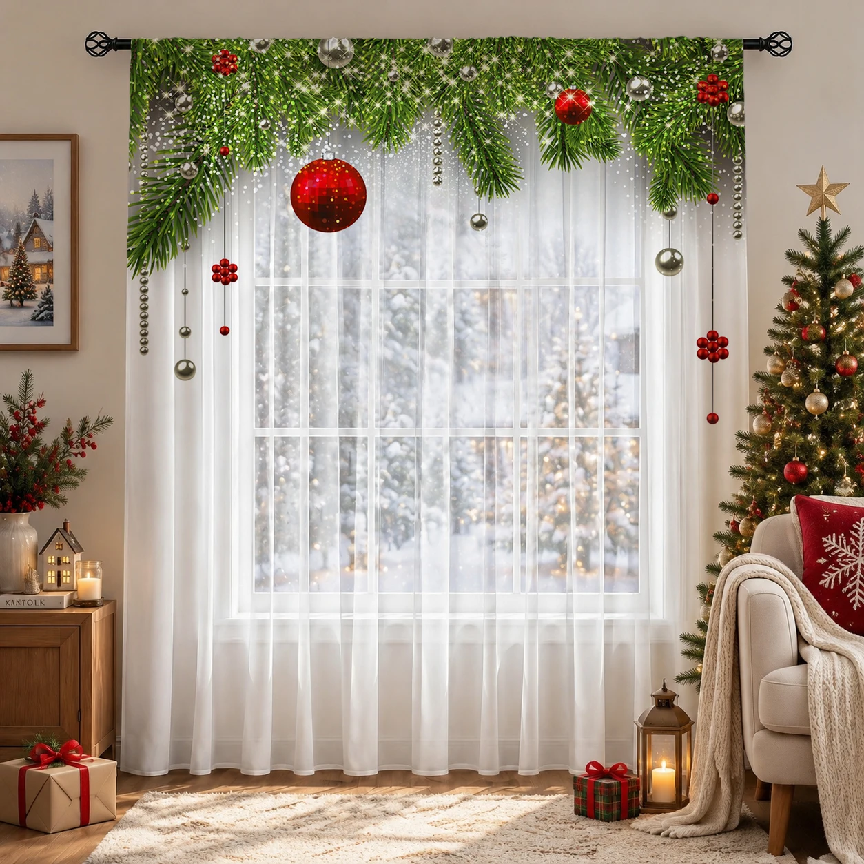 Tenda Trasparente Sfumata Nata - Home Office With Plants recensione e prezzo