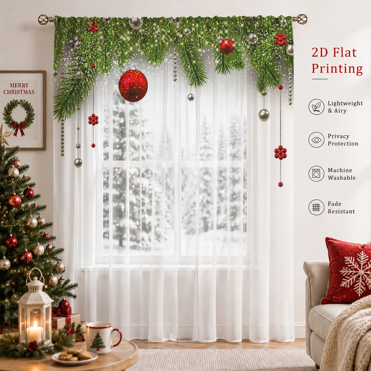 Tenda Trasparente Sfumata Nata - Home Office With Plants recensione e prezzo