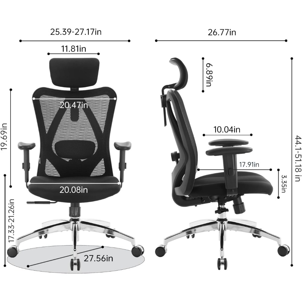 Sedia da Ufficio Ergonomica in - Home Office Chair recensione e prezzo
