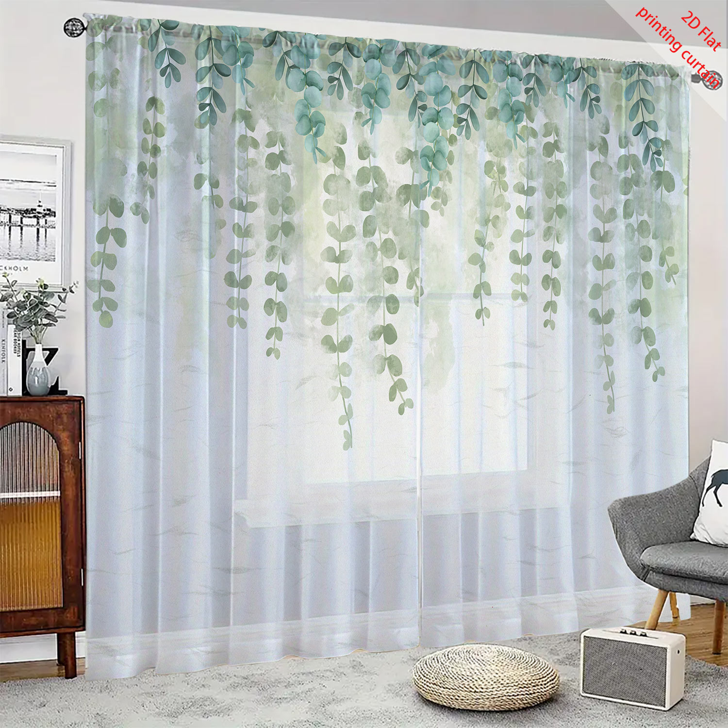 Tenda di garza trasparente sta - Home Office With Plants recensione e prezzo