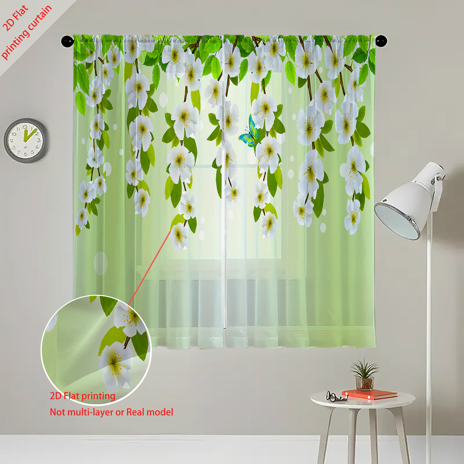 Tenda di garza trasparente sta - Home Office With Plants recensione e prezzo