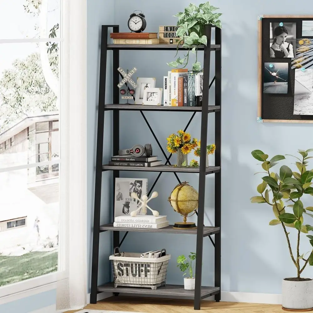 Libreria a 5 ripiani, stile in - Home Office Industrial Style recensione e prezzo