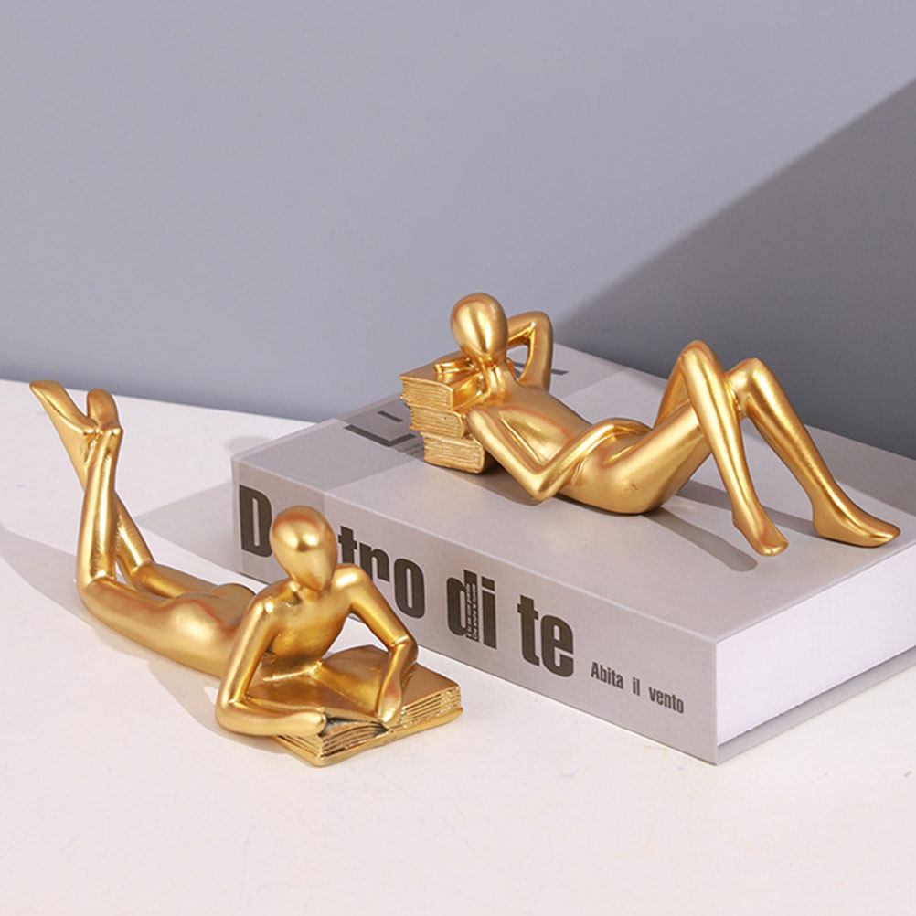 Statua Astratta di Lettore in  - Home Office Yoga Room recensione e prezzo