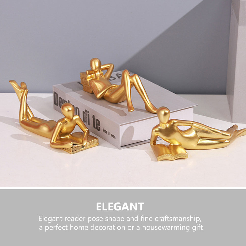 Statua Astratta di Lettore in  - Home Office Yoga Room recensione e prezzo