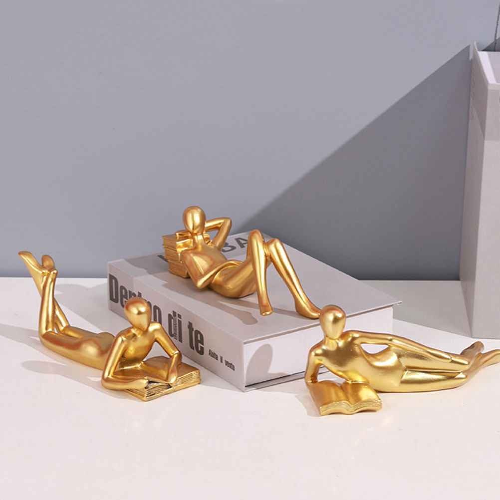 Statua Astratta di Lettore in  - Home Office Yoga Room recensione e prezzo