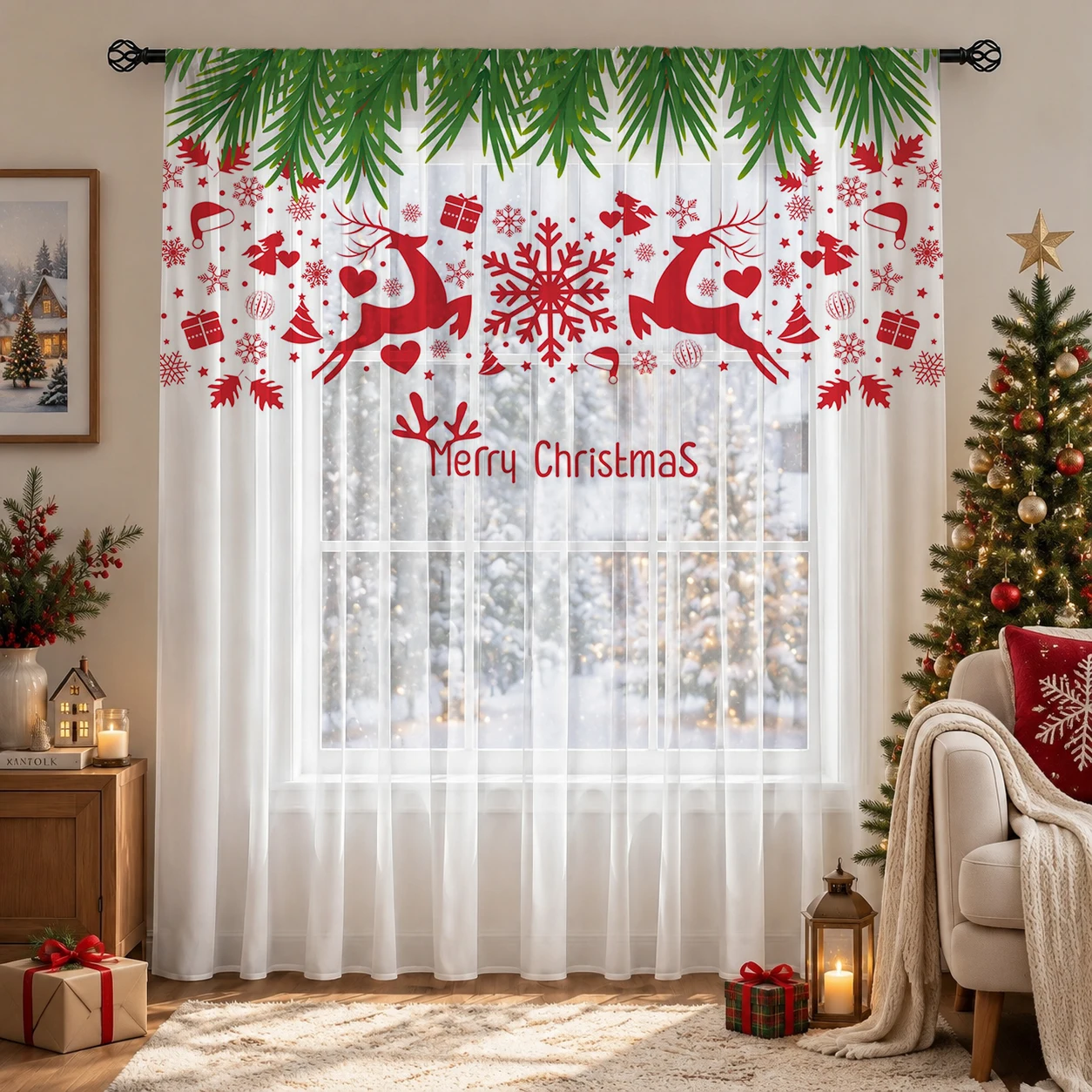 Tenda Trasparente Sfumata Nata - Home Office With Plants recensione e prezzo