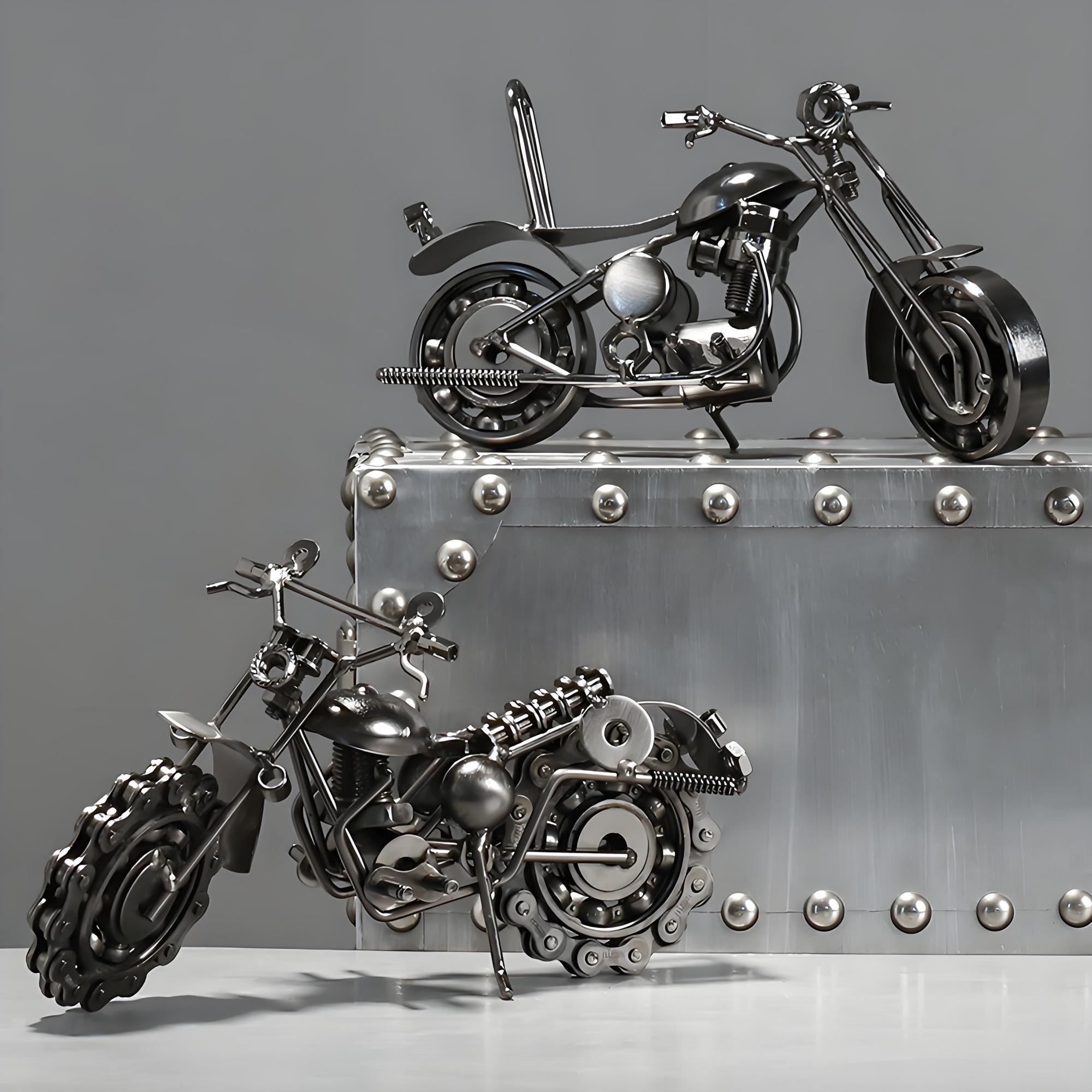 Modellino di Moto in Ferro Fat - Home Office Industrial Style recensione e prezzo