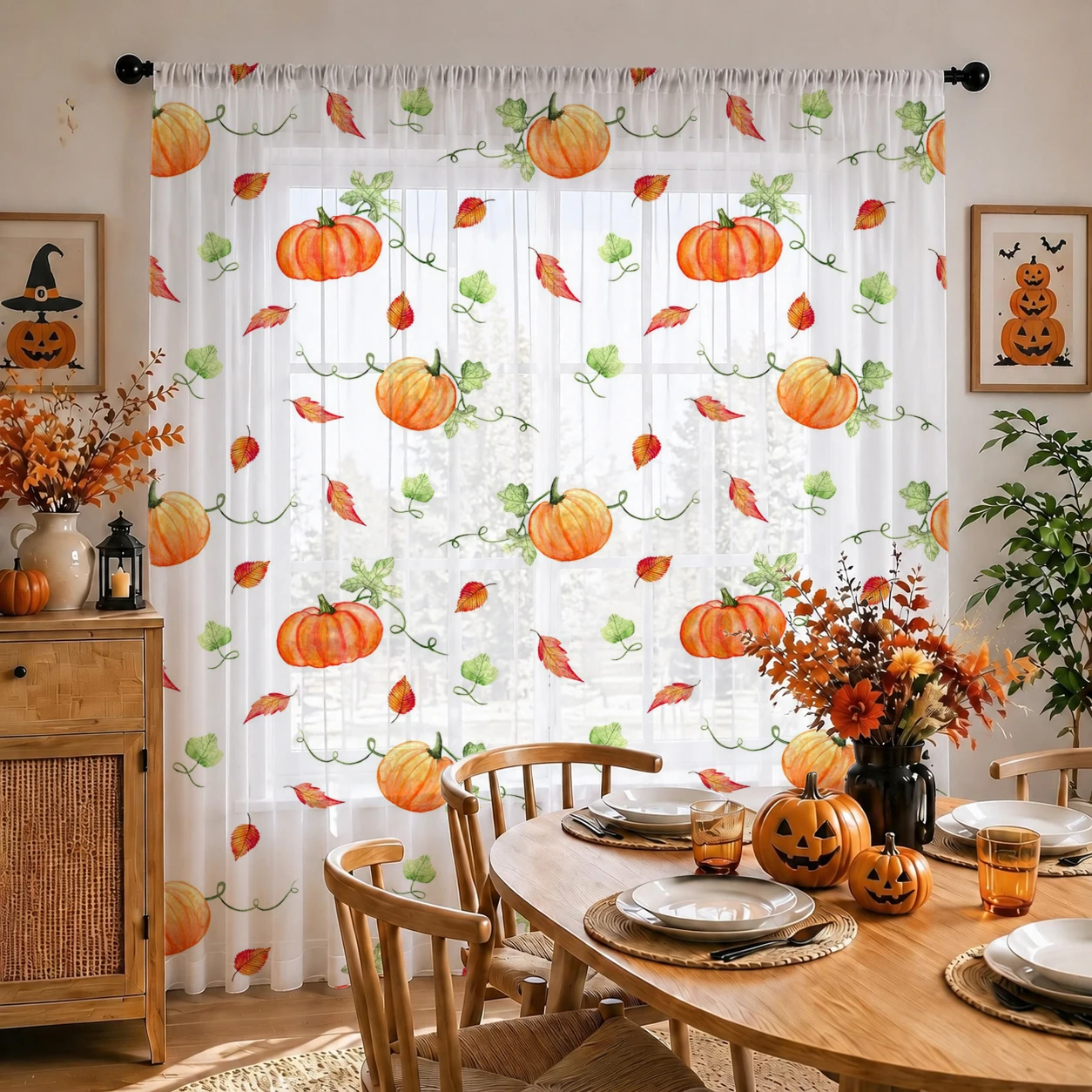 1 Pezzo di Tenda Trasparente i - Home Office With Plants recensione e prezzo
