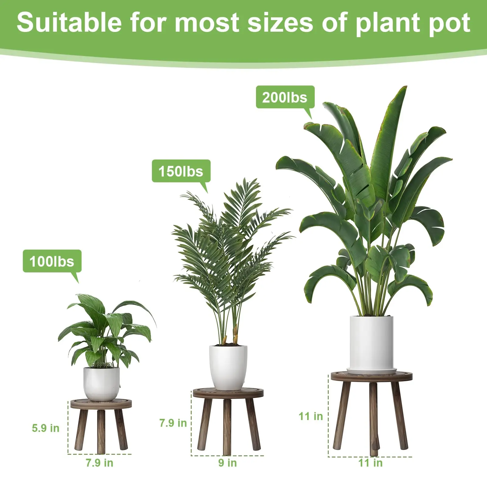Set di 3 Supporti per Piante i - Home Office With Plants recensione e prezzo