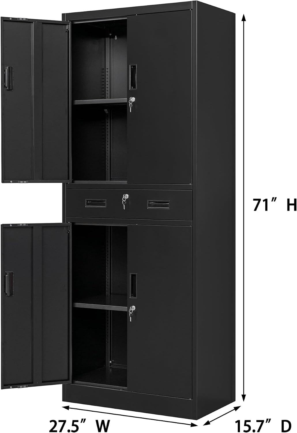 Armadio Alto in Metallo con Ca - File Cabinet Drawer recensione e prezzo
