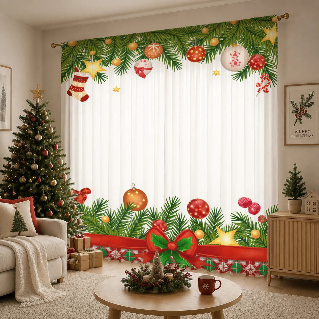 Tenda Trasparente Sfumata per  - Home Office With Plants recensione e prezzo