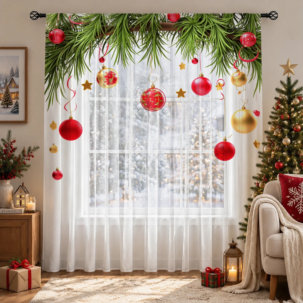 Tenda Trasparente Sfumata Nata - Home Office With Plants recensione e prezzo