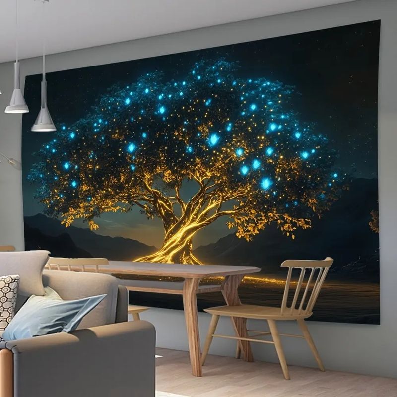 VIKAMA Arazzo Luminoso Albero  - Home Office Yoga Room recensione e prezzo
