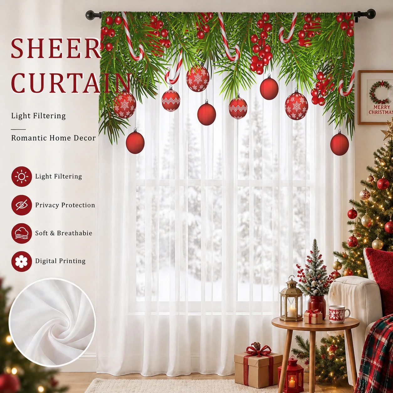 Tenda Trasparente Sfumata Nata - Home Office With Plants recensione e prezzo