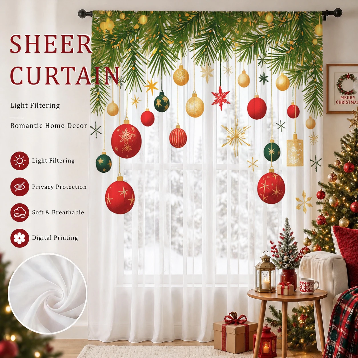 Tenda Trasparente Sfumata Nata - Home Office With Plants recensione e prezzo