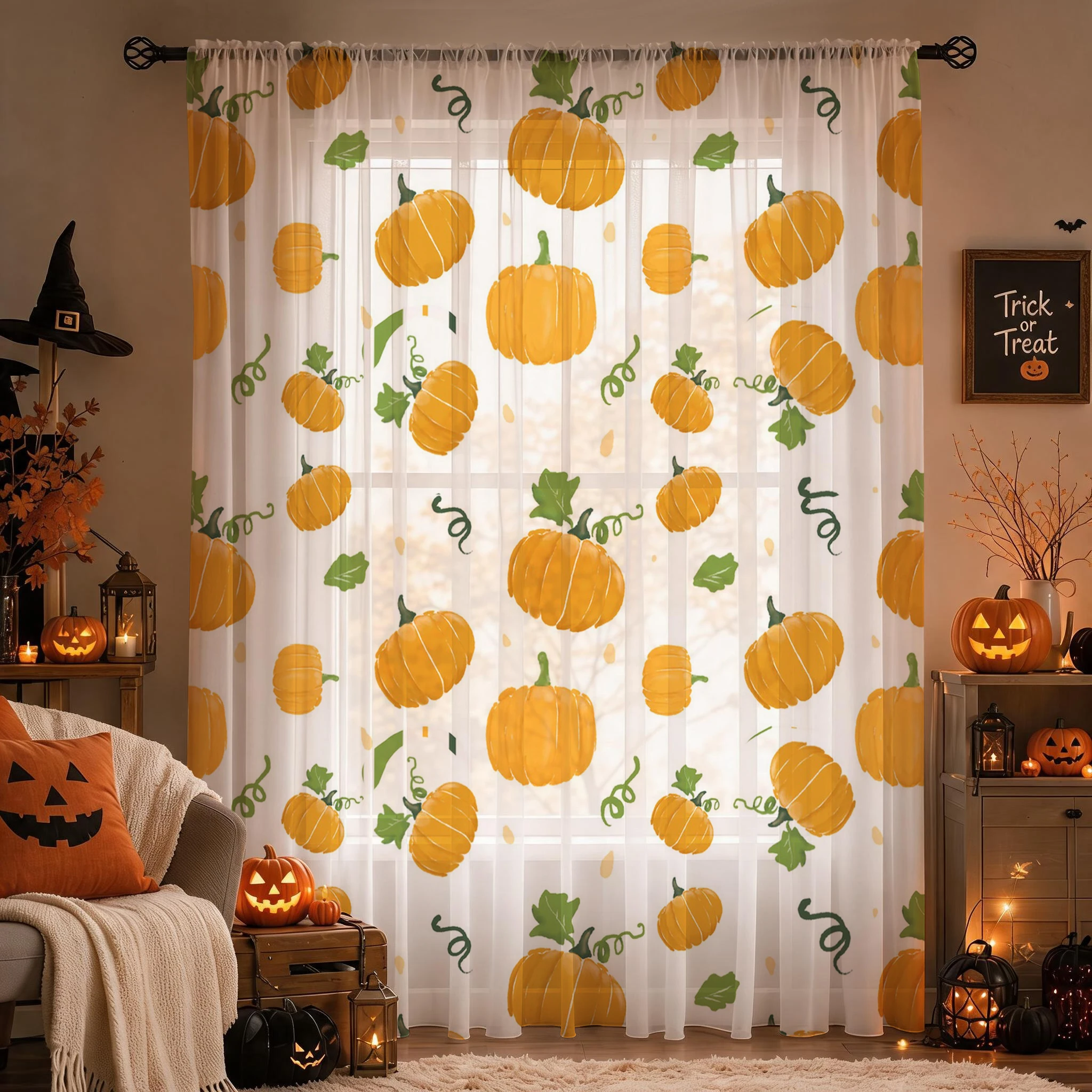 Tenda Trasparente di Halloween - Home Office With Plants recensione e prezzo