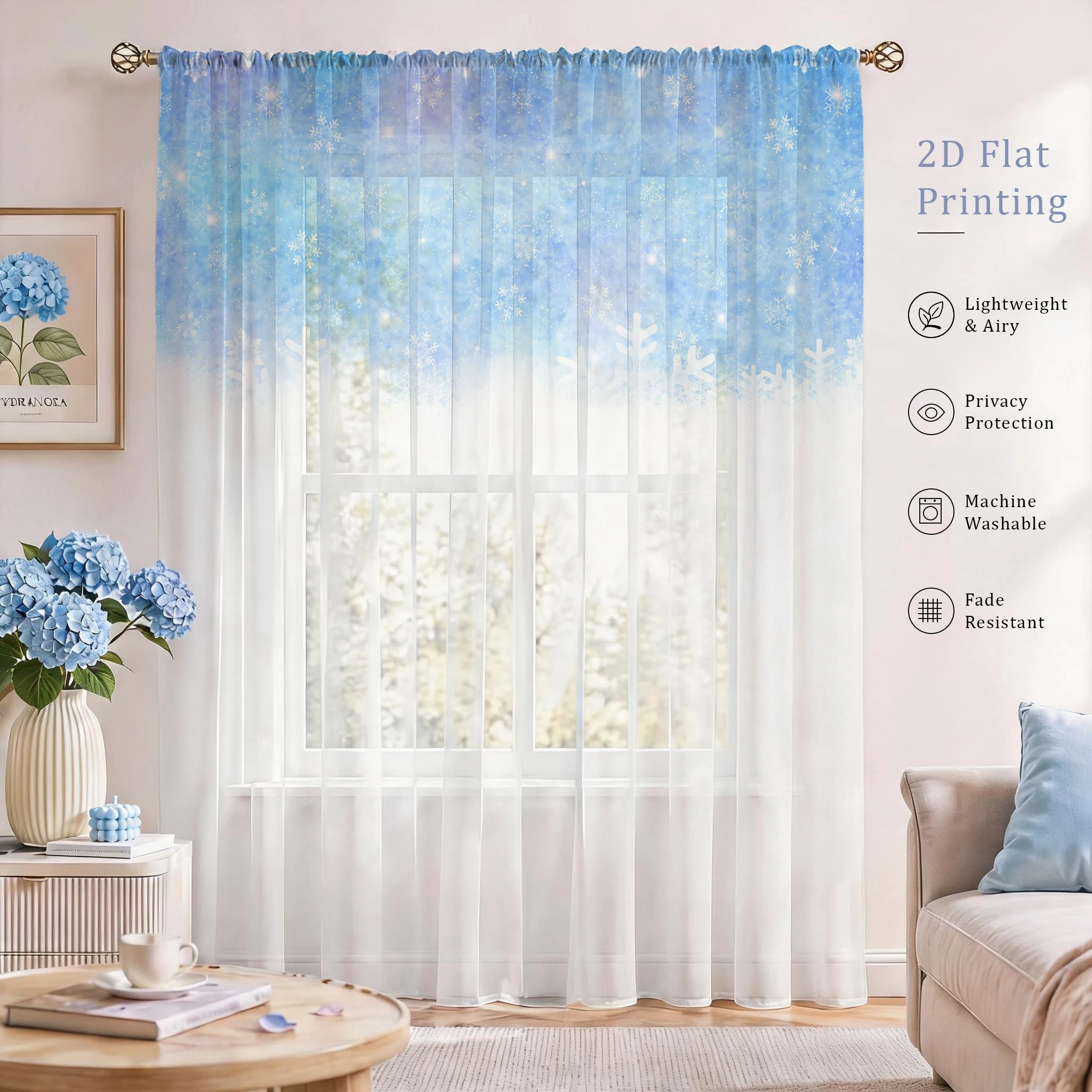 Tenda Trasparente con Motivo F - Home Office With Plants recensione e prezzo