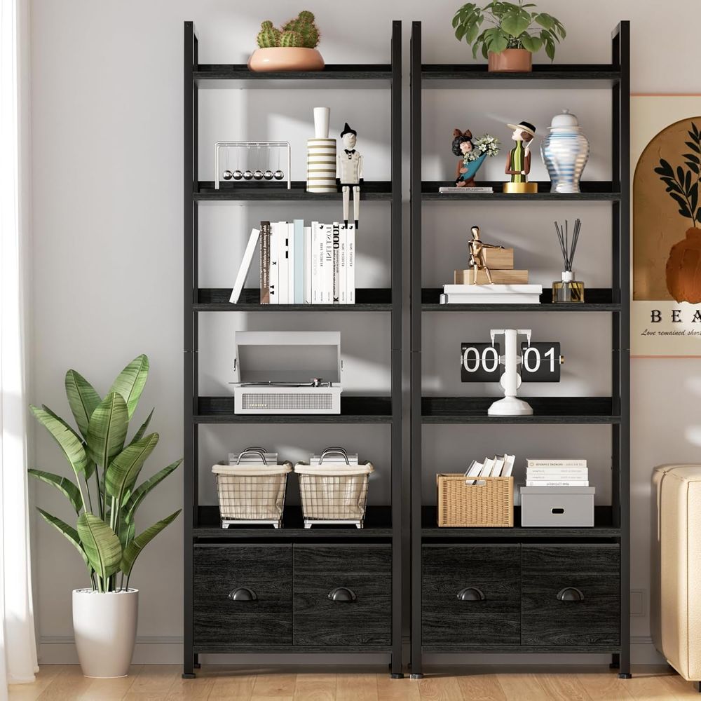 Libreria Alta a 6 Ripiani con  - Home Office Industrial Style recensione e prezzo